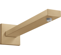 Держатель верхнего душа Hansgrohe Square 389 мм шлифованная бронза 27694140