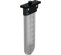Внешняя часть Hansgrohe sBox Square с прямоугольной розеткой матовый черный 28010670
