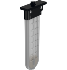 Внешняя часть Hansgrohe sBox Square с прямоугольной розеткой матовый черный 28010670