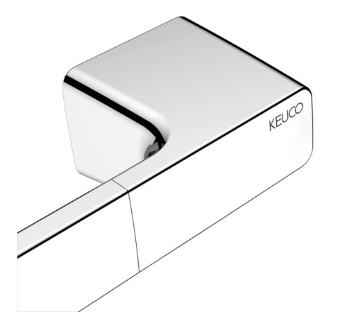 Поручень Keuco Aveno подвесной нагрузка до 115 кг хром 14607010000