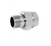 Сгон прямой Giacomini НВ 1 1/4 латунь хромированный R18X006