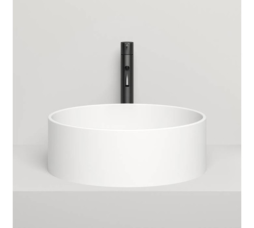 Раковина накладная Salini Armonia 45х45х15 см без отв. S-Sense белый глянцевый 130112G