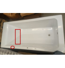 Ванна акриловая Roca Easy 1700x800х450 мм 250 л прямоугольная ZRU9307624