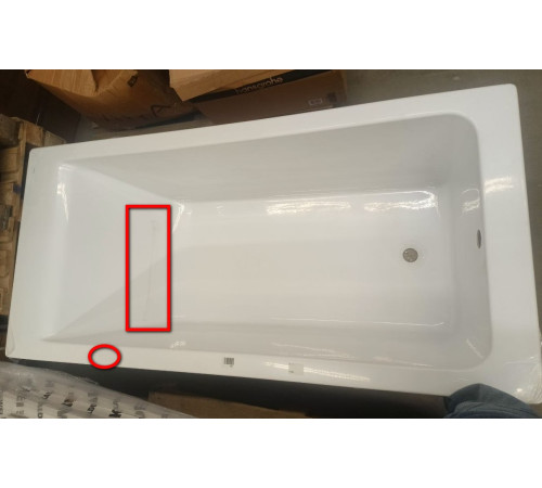 Ванна акриловая Roca Easy 1700x800х450 мм 250 л прямоугольная ZRU9307624