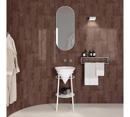 Раковина Kerama Marazzi Cono 44.5х44.5х35 см встраиваемая сверху белый глянцевый CO.wbi.44