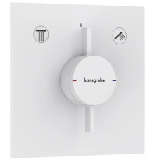 Смеситель для 2 потребителей hansgrohe DuoTurn E внешняя часть белый матовый 75417700