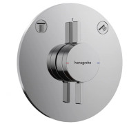 Смеситель для 2 потребителей hansgrohe DuoTurn S внешняя часть хром 75418000