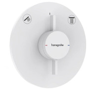 Смеситель для 2 потребителей hansgrohe DuoTurn S внешняя часть белый матовый 75418700