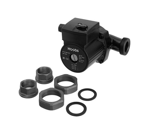 Насос циркуляционный Hoobs CT 25-80S 180 мм 245 Вт с гайками 08103H