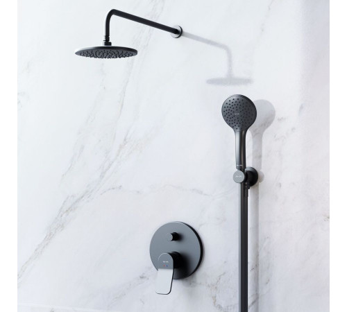 Душевая система AM.PM X-Joy со смесителем, верхним душем и душевым набором FB85A1RH02