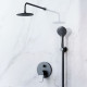 Душевая система AM.PM X-Joy со смесителем, верхним душем и душевым набором FB85A1RH02