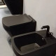 Унитаз подвесной SIMAS Baden Baden безободковый 56х36 см черный матовый F85/BB18nero matt