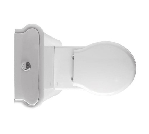 Унитаз напольный пристенный Globo Paestum 57х38 см с бачком белый/хром PA025.BI / PA137.BI+FI019 / BA016