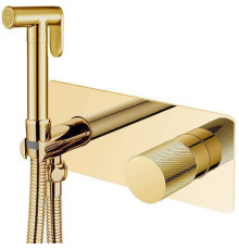 Гигиенический душ со смесителем Boheme Stick золото 127-GG.2