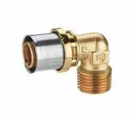 Угольник 90° ROMMER с наружной резьбой 3/4х26x3.0 мм RM127Y049