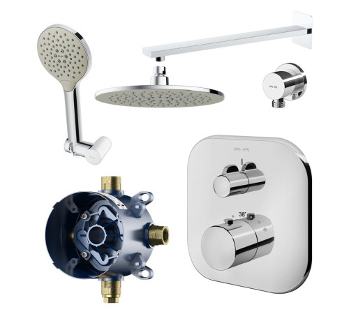 Набор для душа скрытого монтажа AM.PM Like на 2 потребителя с термостатом FM005RH00