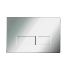 Клавиша для инсталляции пневматическая AM.PM Pro S пластик глянцевый хром I047051