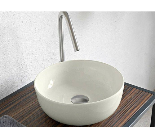 Раковина накладная Scarabeo Glam 330x330x125 мм без отверстия Pearl 1808/41