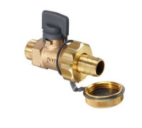 Кран шаровой Oventrop KFE DN10 3/8 НР PN16 бронза 1032403