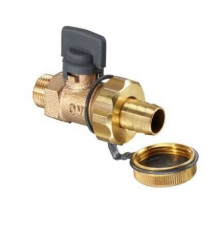 Кран шаровой Oventrop KFE DN10 3/8 НР PN16 бронза 1032403