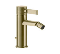 Смеситель для биде Gessi Inciso на 1 отверстие с донным клапаном brushed brass pvd 58007#727