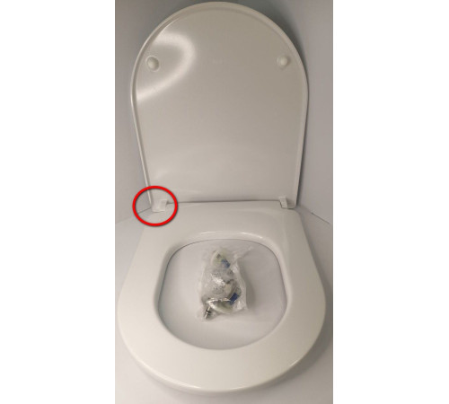 Сиденье-крышка для унитаза Roca The Gap Round Soft Close тонкая 801D12007