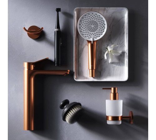 Смеситель для раковины высокий AM.PM X-Joy розовое золото F85A92044