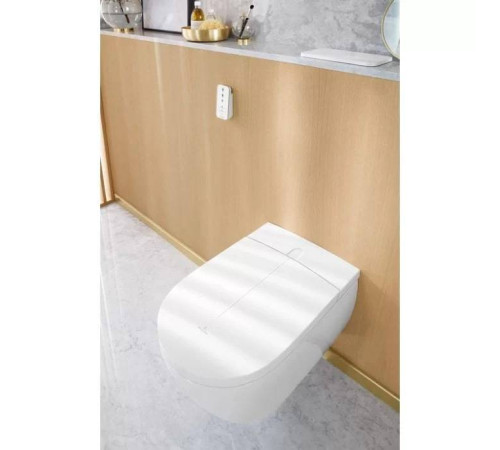 Унитаз-биде подвесной Villeroy & Boch ViClean-I100 с сиденьем CeramicPlus V0E100R1