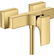 Смеситель для душа Hansgrohe Metropol однорычажный внешний монтаж полированное золото 32560990
