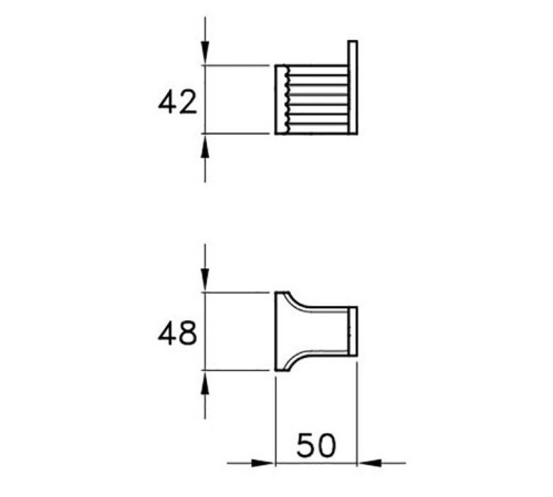 Крючок настенный Stella Casanova хром CS 10020 CR00