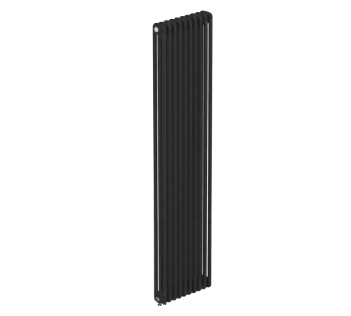 Радиатор трубчатый RIFAR TUBOG Ventil 3180 10 секций нижнее подключение Антрацит TUB 3180-10-DV1-AN
