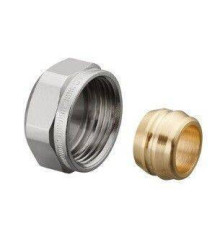 Набор со стяжным кольцом Oventrop Ofix CEP 16 мм G 3/4 никелированный 1027476