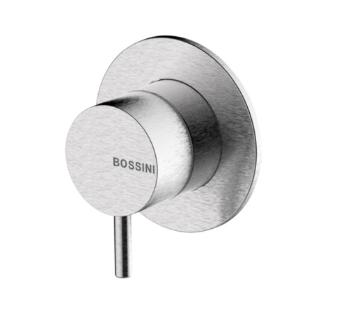Внешняя часть смесителя для душа Bossini Nobu на 1 потребитель матовая нержавеющая сталь INZ219.075