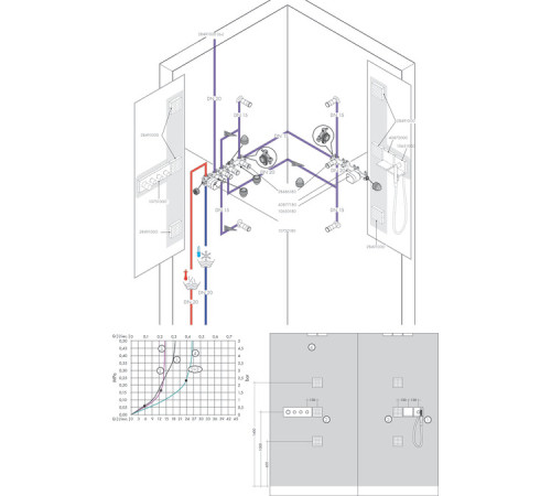 Скрытая часть для короткой полочки AXOR Starck ShowerCollection 40877180