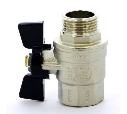 Кран шаровой Bugatti Oregon 1 НВ бабочка 03070070