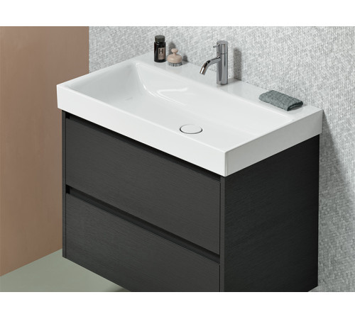 Раковина накладная/подвесная GSI Nubes 800x500 мм с отверстием белая глянцевая 9622111