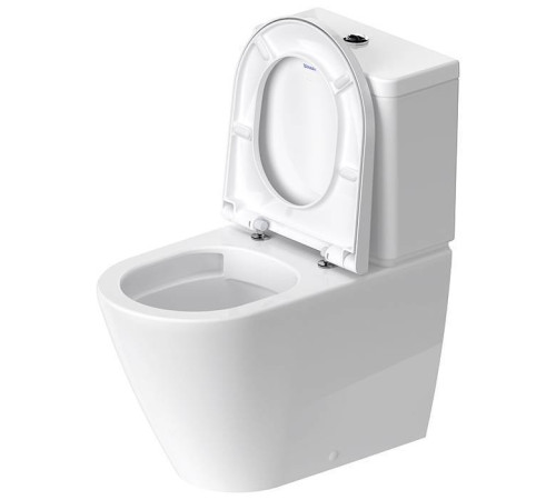 Унитаз-моноблок Duravit D-Neo 37x65 см безободковый белый 0944100005 / 2002090000