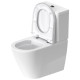 Унитаз-моноблок Duravit D-Neo 37x65 см безободковый белый 0944100005 / 2002090000