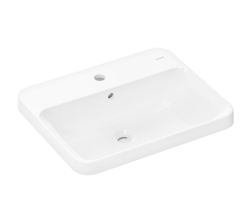 Раковина встраиваемая hansgrohe Xuniva Q 550х450 мм с отверстием под смеситель и переливом 60162450