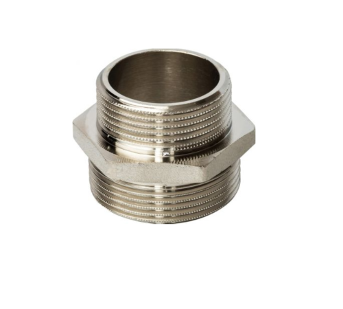 Ниппель переходной STOUT НР-НР никелированный 1 1/2x1 1/4 SFT-0004-112114