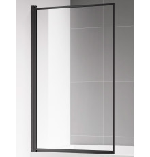 Шторка на ванну Aquanet Delta 900x1400 мм стекло 6 мм профиль черный матовый AQM2859-9-L