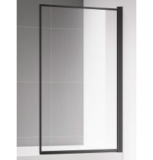 Шторка на ванну Aquanet Delta 900x1400 мм стекло 6 мм профиль черный матовый AQM2859-9-R