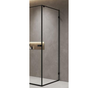 Боковая панель Aquanet 800х2000 мм стекло 8 мм черный матовый AQM7409-2-8