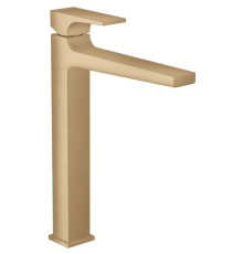 Смеситель для раковины Hansgrohe Metropol 260 однорычажный для раковины-чаши шлифованная бронза 32512140
