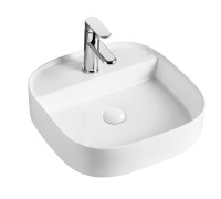 Раковина настольная AQUAMET 450х450х120 мм с отверстием под смеситель AQM5013