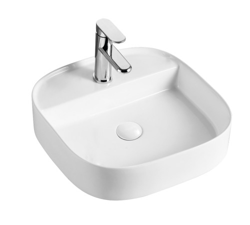 Раковина настольная AQUAMET 450х450х120 мм с отверстием под смеситель AQM5013