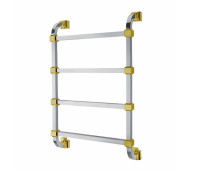 Полотенцесушитель водяной Margaroli 732-4 межосевое 480 мм хром/золото 7324704CON