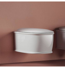 Унитаз подвесной Artceram Atelier безободковый 52х37 см белый ATV001 01 00