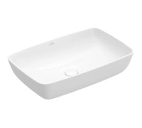 Раковина накладная Villeroy & Boch Artis 58х38 см TitanCeram альпийский белый 41725801