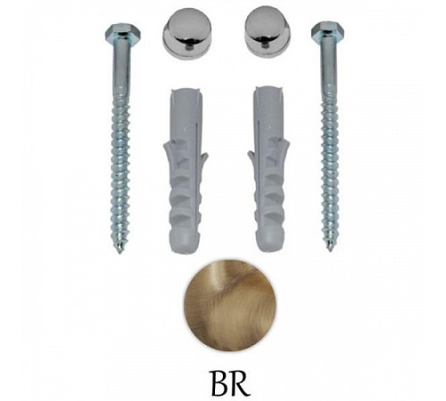 Крепление вертикальное Kerasan для напольных унитазов и биде бронза 760393